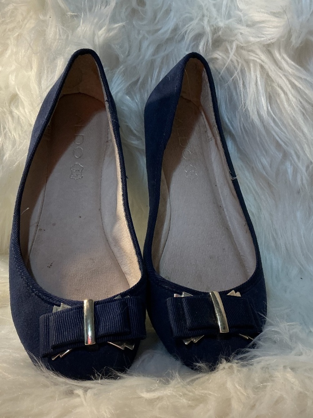 Navy blue flats 6.5
